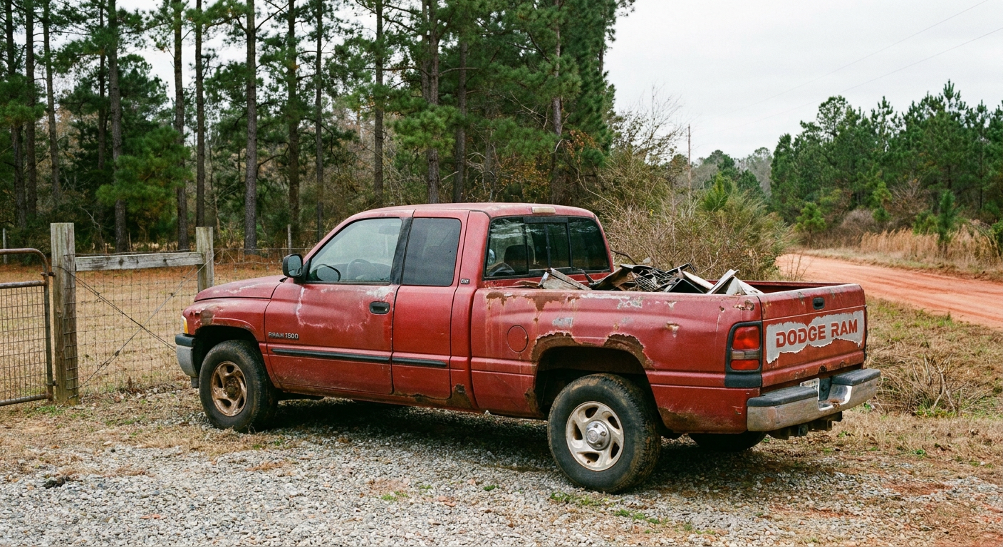 We paid $650 cash for this 2001 Dodge Ram 1500 in Buford 30519 2001 Dodge Ram 1500 purchased for cash in Buford 30519 by Cash for Cars Duluth